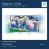 Philips 40PFK6609 40" Ambilight FHD Smart TV