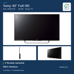 Sony KDL-40W705C 40" FHD Android Smart TV WLAN