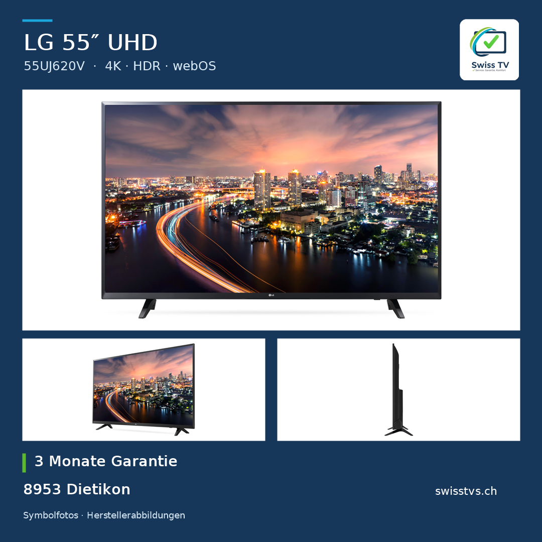 LG 55UJ620V 55" 4K Ultra HD webOS Fernseher