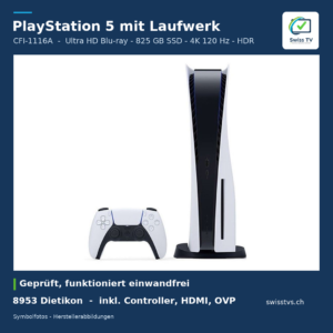 Sony PlayStation 5 mit Laufwerk inkl. Controller und OVP