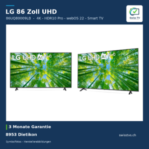 LG 86UQ80009LB 86" UHD 4K WLAN Smart TV Fernseher