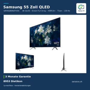 Samsung QE55Q8DNATXZG 55" QLED 4K HDR10+ 120Hz Smart TV