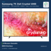 Samsung UE75DU7170U 75" Crystal UHD 4K Smart TV WLAN