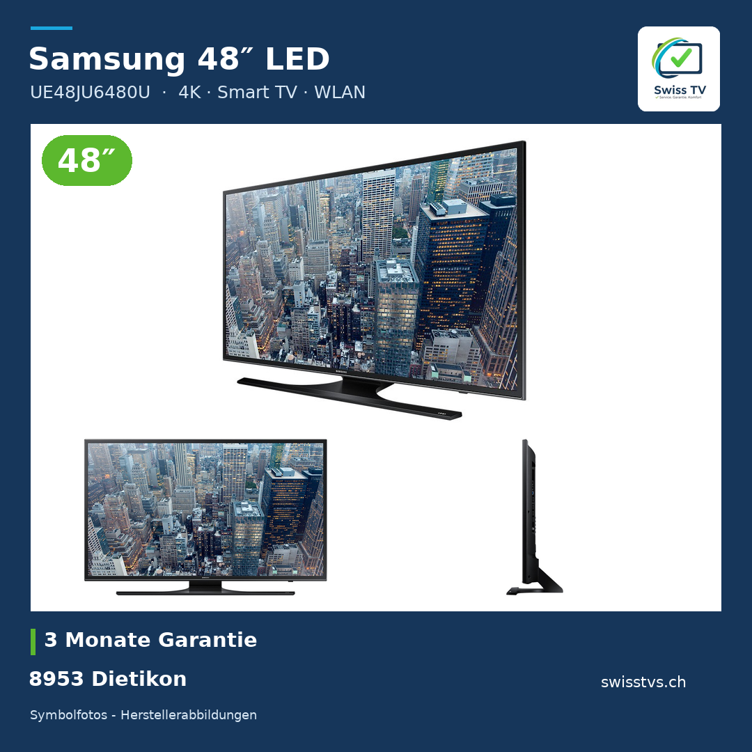 Samsung UE48JU6480U Fernseher 48" 4K Smart TV WLAN