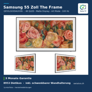Samsung QE55LS03DAUXXN 55" The Frame QLED 4K inkl. Wandhalterung