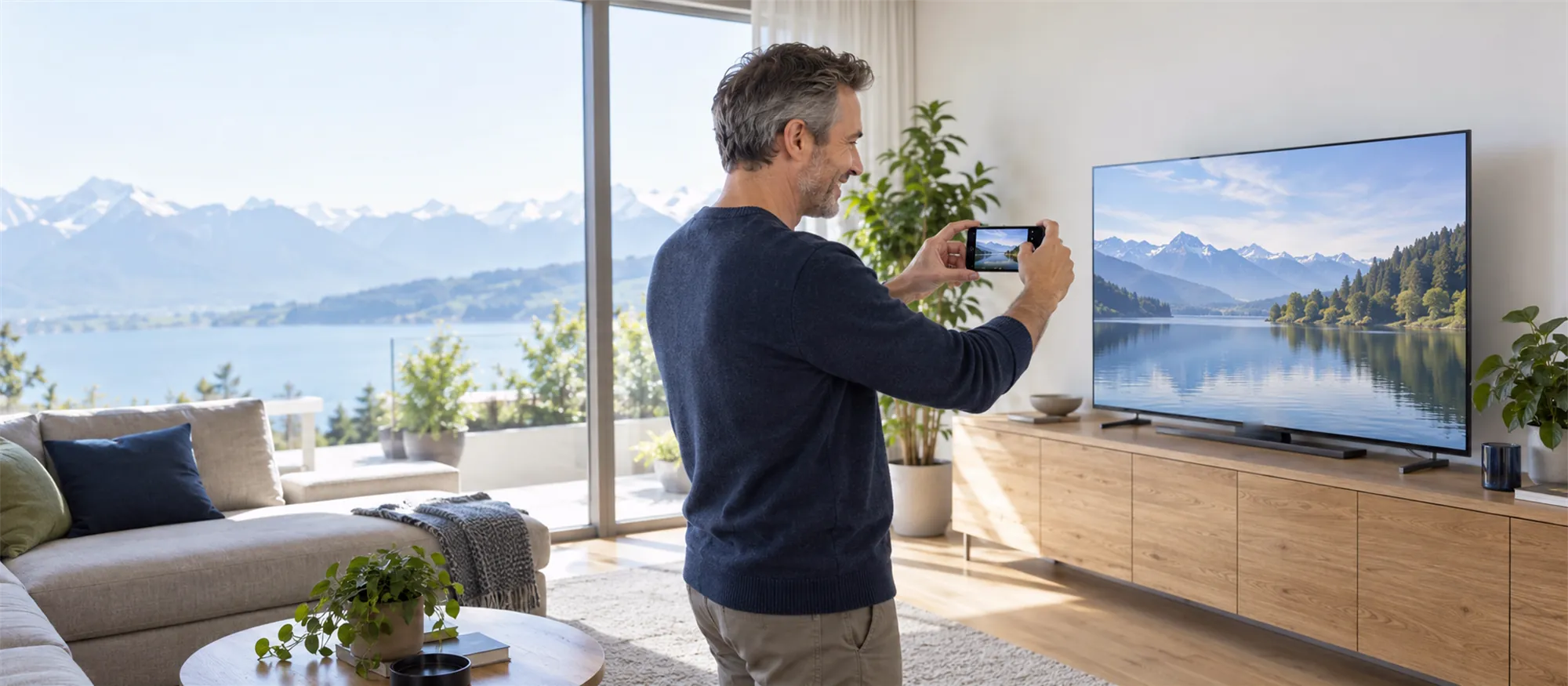 Fernseher fotografieren und über Swiss TV verkaufen lassen